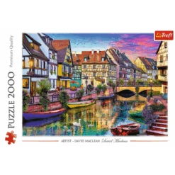 Trefl 27118 Colmar, Frankreich 2000 Teile Puzzle -Berühmter Spielzeug Geschäft frankreich colmar 2000 teile puzzle 27118 front