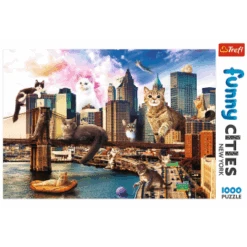 Trefl 10595 Funny Cities Katzen In New York 1000 Teile Puzzle 7 Trefl 10595 Funny Cities Katzen In New York 1000 Teile Puzzle -Berühmter Spielzeug Geschäft funny cities new york katzen puzzle 1000 teile 10595 front