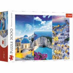 Trefl 33073 Griechische Ferien-Collage 3000 Teile Puzzle