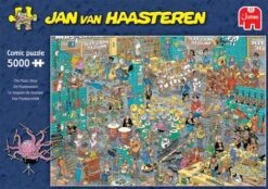 Jumbo 20050 Jan Van Haasteren Der Musikshop 5000 Teile Puzzle -Berühmter Spielzeug Geschäft jumbo 20050 int 5