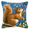 Vervaco PN-0145052 Kreuzstichkissen Eichhörnchen Im Winter -Berühmter Spielzeug Geschäft kreuzstichkissen eichhoernchen im winter pn 0145052