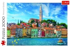 Trefl 27114 Rovinj, Kroatien 2000 Teile Puzzle -Berühmter Spielzeug Geschäft kroatien puzzle 1000 teile 27114 front