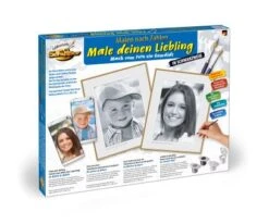 Schipper 602100371 Male Deinen Liebling In Schwarz/weiss Malen Nach Zahlen