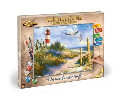 Schipper 609130884 Malen Nach Zahlen Dünenlandschaft Mit Leuchtturm 3 Schipper 609130884 Malen Nach Zahlen Dünenlandschaft Mit Leuchtturm