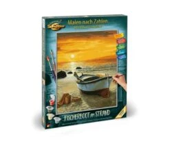 Schipper 609130885 Malen Nach Zahlen Fischerboot Am Strand