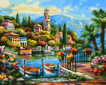 Schipper 609240798 Malen Nach Zahlen Am Comer See 4 Schipper 609240798 Malen Nach Zahlen Am Comer See – Bild 2