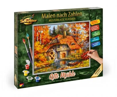 Schipper 609240799 Malen Nach Zahlen Alte Mühle 3 Schipper 609240799 Malen Nach Zahlen Alte Mühle