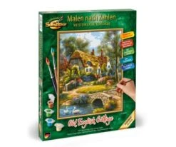 Schipper 609240831 Malen Nach Zahlen Old English Cottage 24x30cm