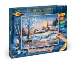 Schipper 609240833 Malen Nach Zahlen Winterlandschaft 24x30cm