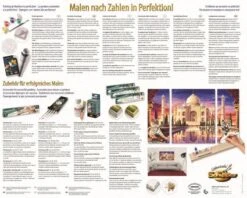 Schipper 609260435 Taj Mahal Malen Nach Zahlen 7 Schipper 609260435 Taj Mahal Malen Nach Zahlen -Berühmter Spielzeug Geschäft original 609260435 2