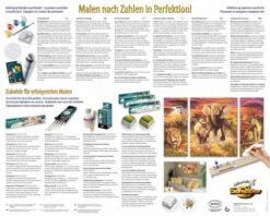 Schipper 609260520 Afrika - Die Großen Fünf Triptychon Malen Nach Zahlen -Berühmter Spielzeug Geschäft original 609260520 2