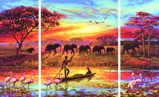 Schipper 609260627 Afrika - Zauber Eines Kontinents Triptychon 5 Schipper 609260627 Afrika - Zauber Eines Kontinents Triptychon – Bild 3