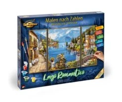Schipper 609260818 Malen Nach Zahlen Triptychon Lago Romantico