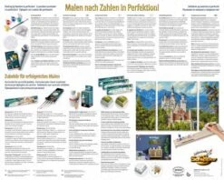 Schipper 609260837 Malen Nach Zahlen Triptychon Schloss Neuschwanstein -Berühmter Spielzeug Geschäft original 609260837 2