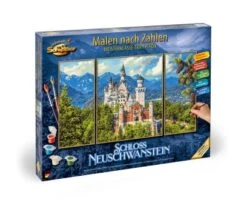 Schipper 609260837 Malen Nach Zahlen Triptychon Schloss Neuschwanstein