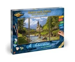 Schipper 609260839 Malen Nach Zahlen Triptychon St. Sebastian In Der Ramsau