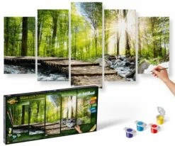 Schipper 609450774 Malen Nach Zahlen Am Wildbach Polyptychon -Berühmter Spielzeug Geschäft original 609450774 6