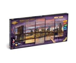 Schipper 609450806 New York In Der Morgendämmerung Malen Nach Zahlen Polyptychon