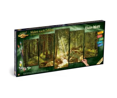 Schipper 609450832 Malen Nach Zahlen Unser Wald Polyptychon 3 Schipper 609450832 Malen Nach Zahlen Unser Wald Polyptychon