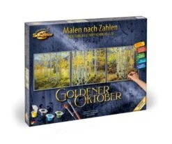 Schipper 609470829 Malen Nach Zahlen Goldener Oktober Triptychon