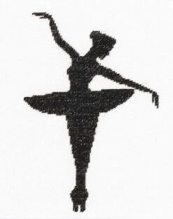Lanarte PN-0008131 Ballet Silhouette I Kreuzstichpackung