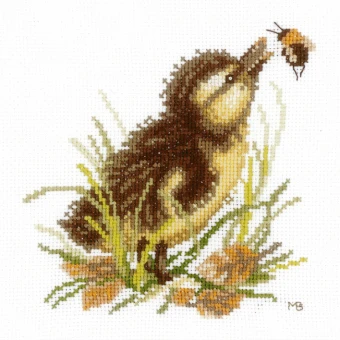 Lanarte PN-0146977 Ente Mit Biene Kreuzstichpackung 3 Lanarte PN-0146977 Ente Mit Biene Kreuzstichpackung