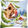Vervaco PN-0147171 Kreuzstichkissen Rotkehlchen Im Winter -Berühmter Spielzeug Geschäft pn 0147171