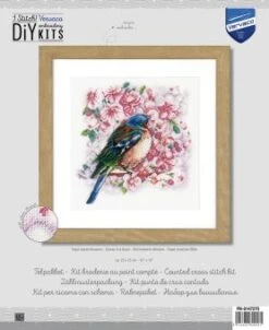 Vervaco PN-0147275 Vogel Zwischen Blüte Kreuzstichpackung