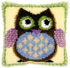 Vervaco PN-0149283 Knüpfkissen Motiv Herr Eule