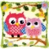 Vervaco PN-0149752 Knüpfkissen Eulen Auf Zweig -Berühmter Spielzeug Geschäft pn 0149752 1