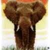 Vervaco PN-0150518 Knüpfteppich Elefant In Der Savanne -Berühmter Spielzeug Geschäft pn 0150518