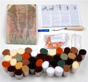 Vervaco PN-0150518 Knüpfteppich Elefant In Der Savanne 4 Vervaco PN-0150518 Knüpfteppich Elefant In Der Savanne – Bild 2