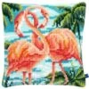 Vervaco PN-0155019 Kreuzstichkissenpackung Flamingos -Berühmter Spielzeug Geschäft pn 0155019 1