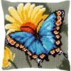 Vervaco PN-0156041 Kreuzstichkissen Schmetterling
