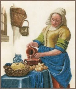 Lanarte PN-0168604 Milchmädchen Kreuzstichpackung