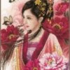 Lanarte PN-0170199 Asiatische Frau In Rosa Kreuzstichpackung