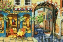 Dimensions 35306 Charming Waterway Kreuzstich Komplettpackung Ohne Rahmen