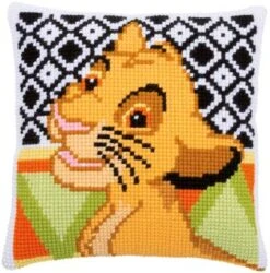 Vervaco PN-0183967 Kreuzstichkissenpackung Disney Simba