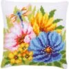 Vervaco PN-0184985 Kreuzstichkissenpackung Blumen -Berühmter Spielzeug Geschäft pn 0184985 1