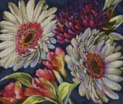 Dimensions 70-35399 Gold Collection Fabelhafte Blumen Kreuzstich Komplettpackung Ohne Rahmen