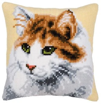 Vervaco PN-0008714 Kreuzstichkissen Katze 3 Vervaco PN-0008714 Kreuzstichkissen Katze
