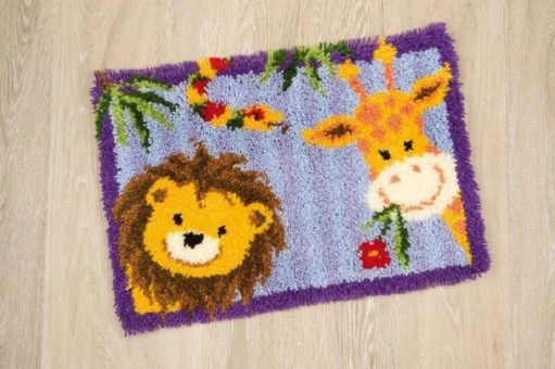 Vervaco PN-0144842 Knüpfteppich Dschungelfreunde 3 Vervaco PN-0144842 Knüpfteppich Dschungelfreunde