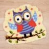 Vervaco PN-0145671 Knüpfformteppich Lustige Eule Auf Zweig -Berühmter Spielzeug Geschäft pn 0145671