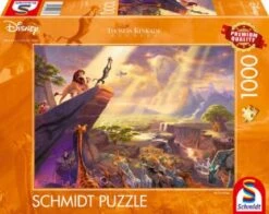 Schmidt Spiele 59673 Thomas Kinkade König Der Löwen 1000 Teile Puzzle