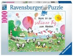 Ravensburger 19473 Sheepworld Heute Ist Ein Schöner Tag Zum Abheben. 1000 Teile Puzzle -Berühmter Spielzeug Geschäft schoener tag zum abheben sheepworld 1000 teile puzzle 19473 frontansicht