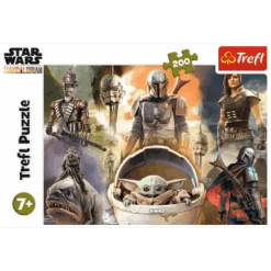 Trefl 13276 Disney Star Wars Mandalorian 200 Teile Puzzle -Berühmter Spielzeug Geschäft star war2 200 teile puzzle mandalorian 13276 frontansicht