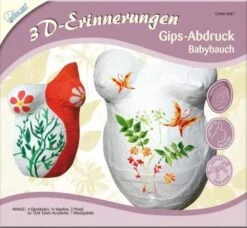Kreativ Set 3D Erinnerungen KSE7 Gips Abdruck Für Ihr Babybauch