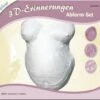 Kreativ Set 129018 3D-Erinnerungen Gipsabdruck-Set Babybauch
